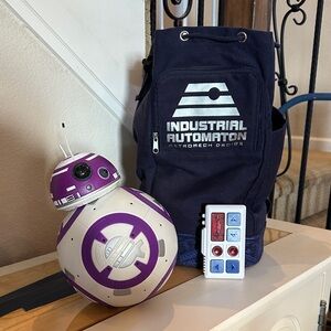 NWOT Disney BB-8 Droid with Remote - White and Purple